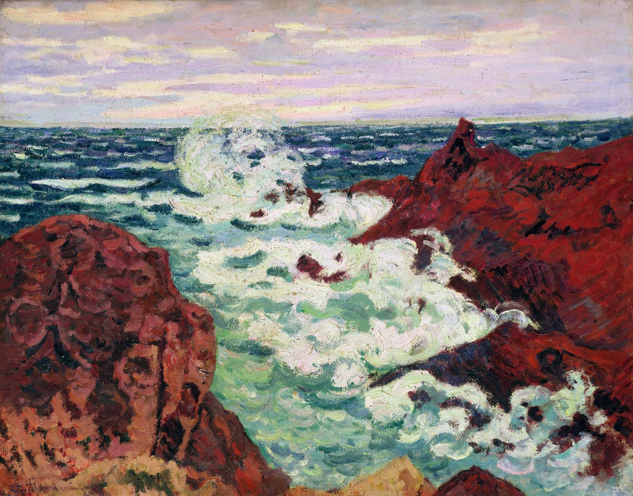 Myrsky Agayssa, 1895 tekijältä Jean Baptiste Armand Guillaumin