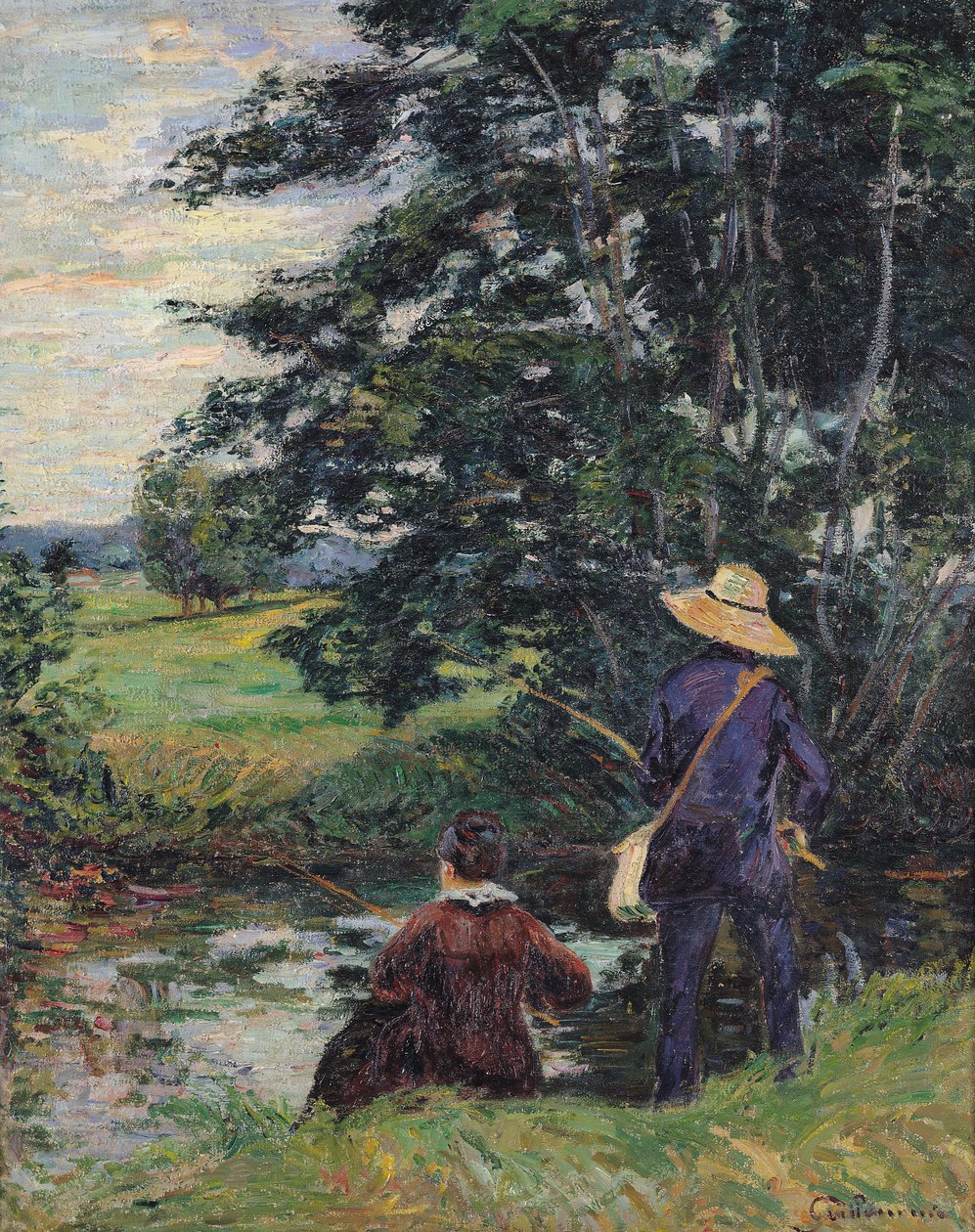 The Anglers, n. 1885 tekijältä Jean Baptiste Armand Guillaumin