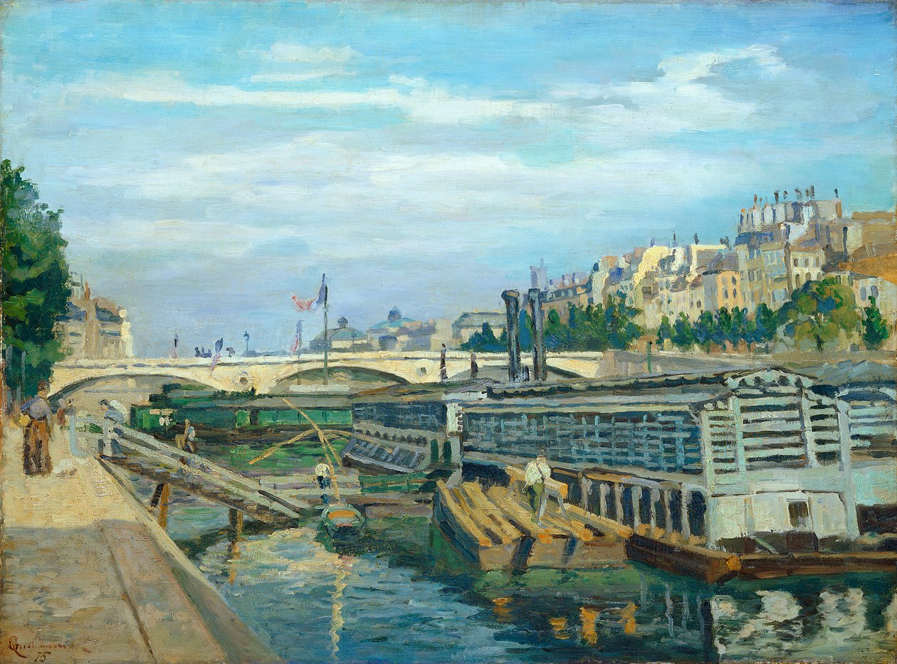 Louis Philippen silta, 1875 tekijältä Jean Baptiste Armand Guillaumin
