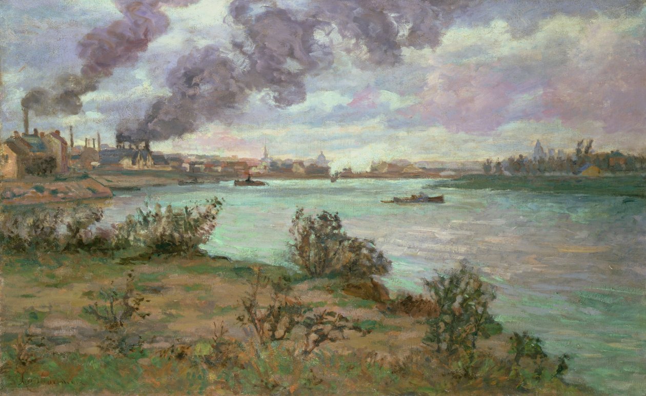 Seinen ja Marnen yhtymäkohta Ivryssä tekijältä Jean Baptiste Armand Guillaumin
