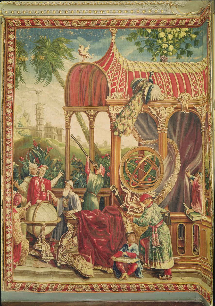 Tähtitieteilijät, Beauvais Workshop, 1711 (kuvakudos) tekijältä Jean Baptiste Belin de Fontenay