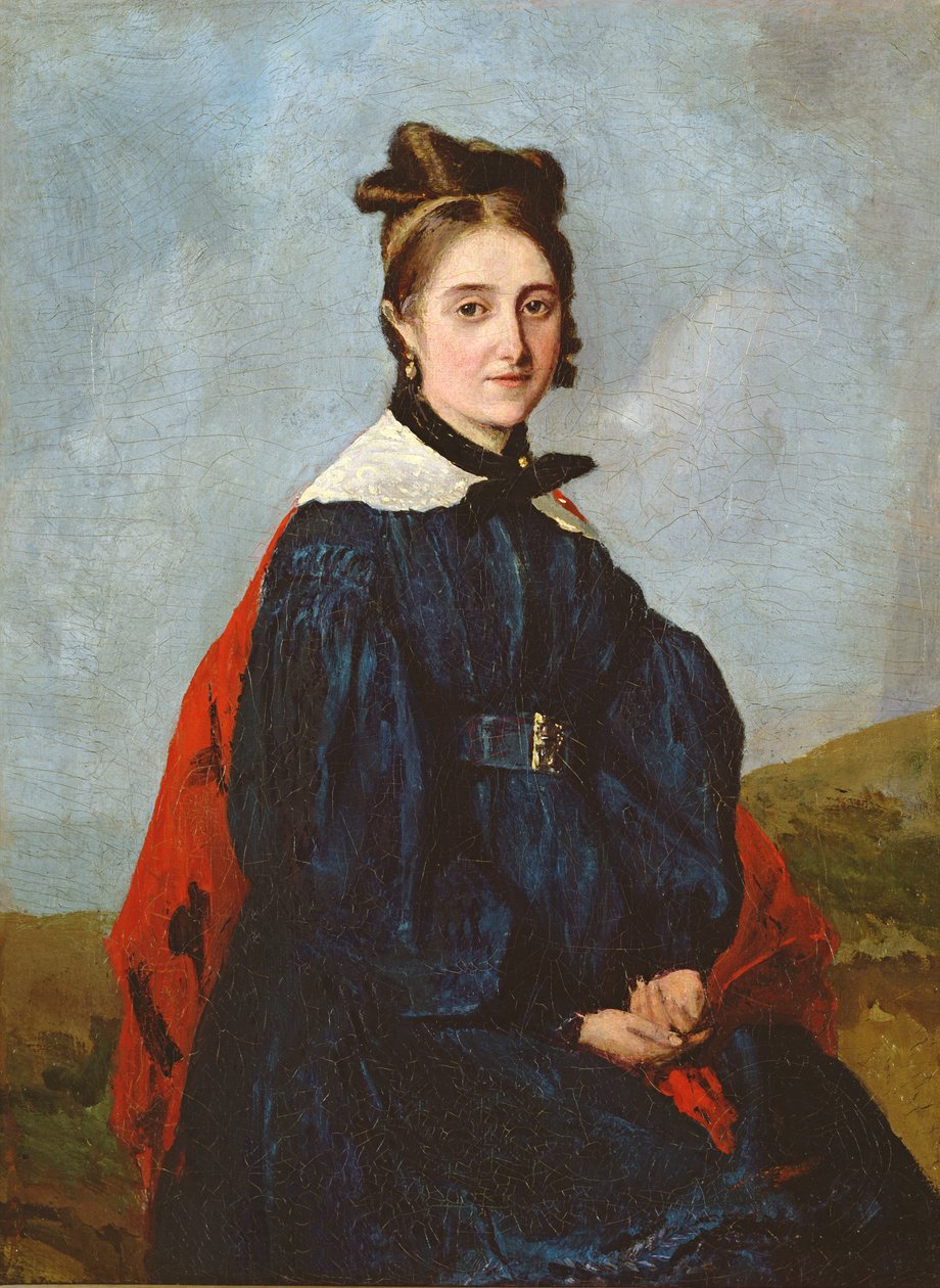 Alexina Ledoux, n. 1840 tekijältä Jean Baptiste Camille Corot