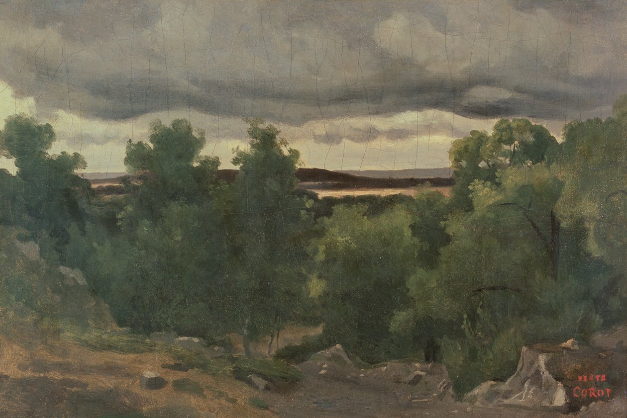 Au Petit Chaville tekijältä Jean Baptiste Camille Corot