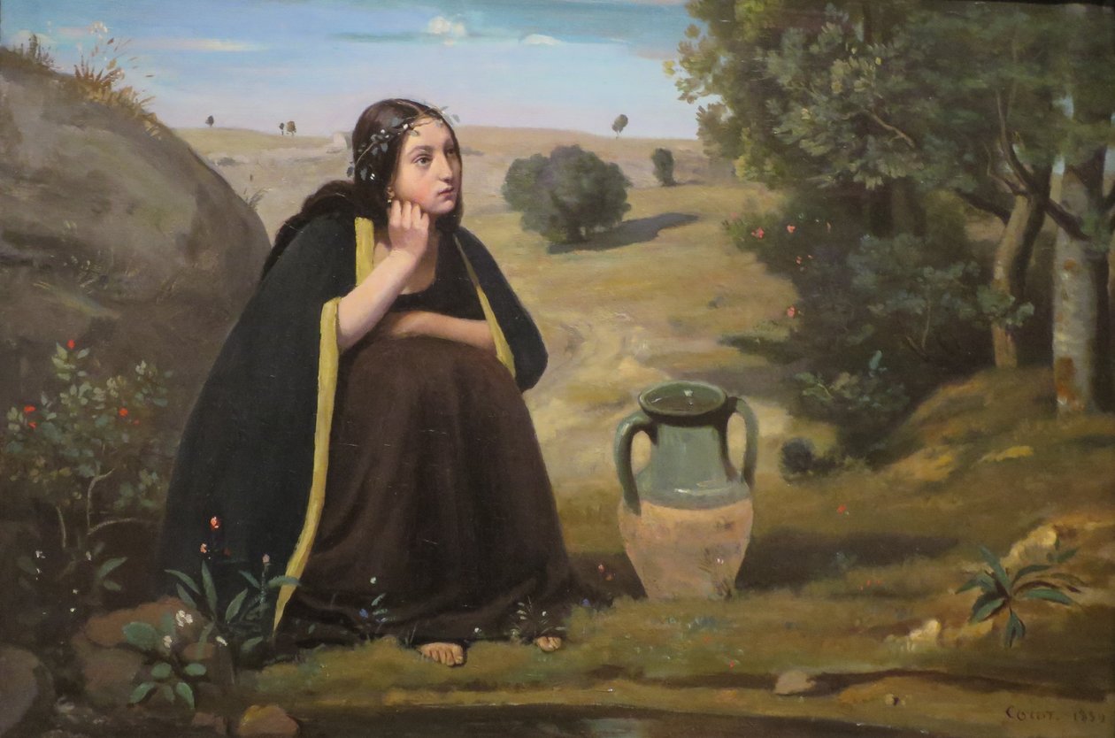 Englanti: Rebecca kaivossa tekijältä Jean Baptiste Camille Corot