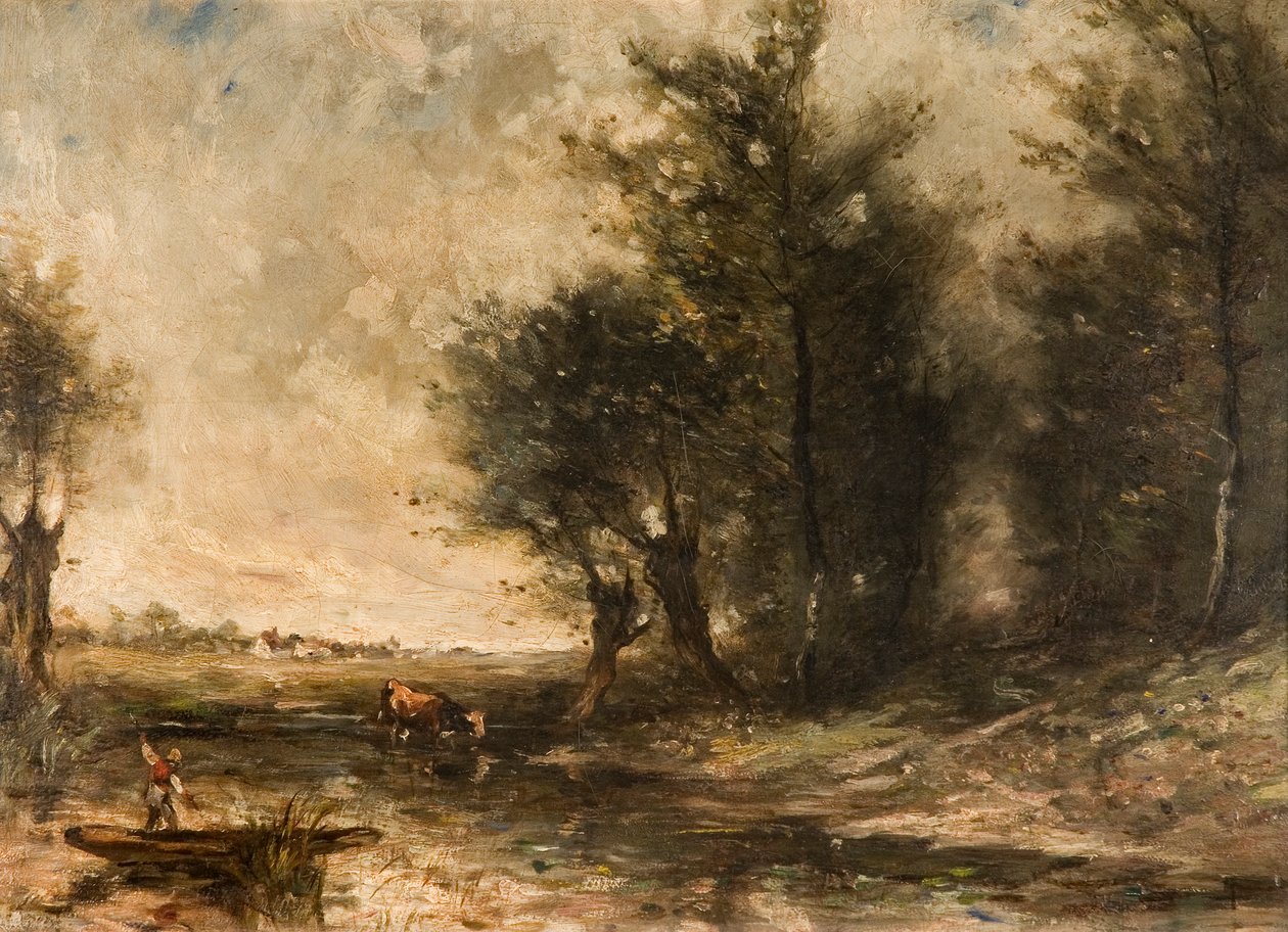 Maisema tekijältä Jean Baptiste Camille Corot