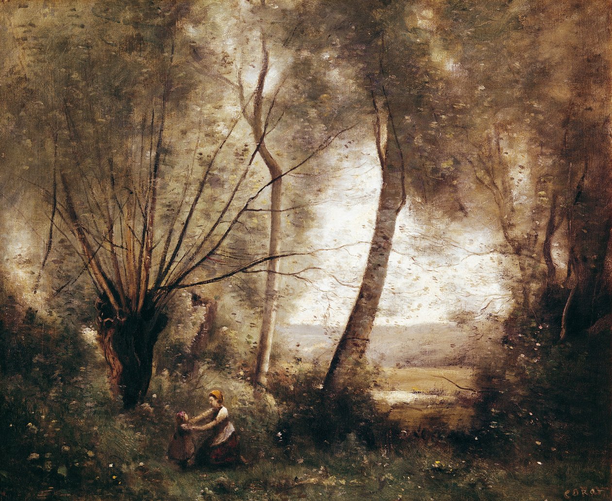 Maisema tekijältä Jean Baptiste Camille Corot