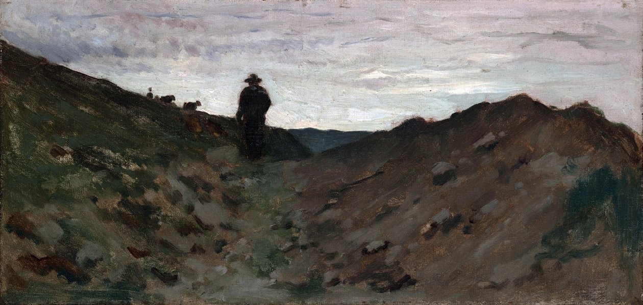 Maisema figuurilla tekijältä Jean Baptiste Camille Corot