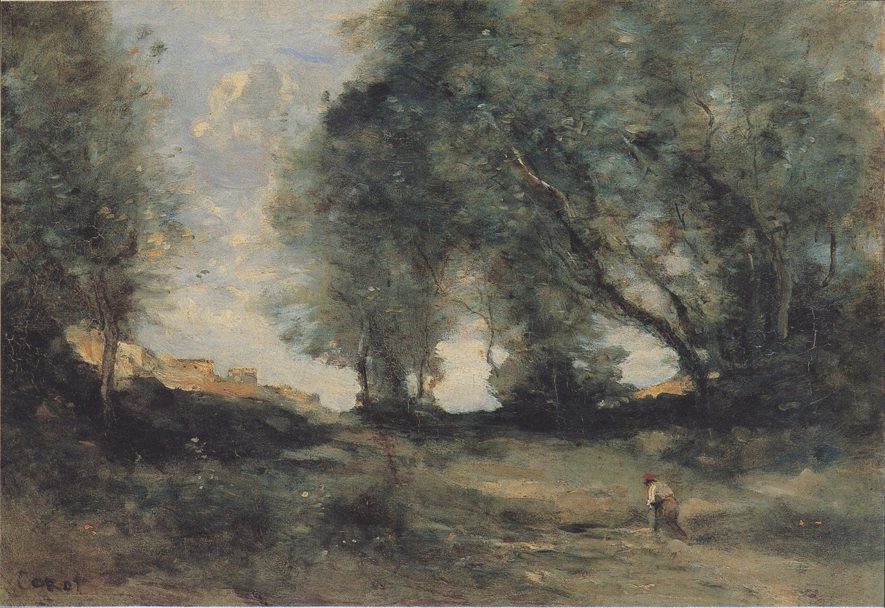 Maisema tekijältä Jean Baptiste Camille Corot