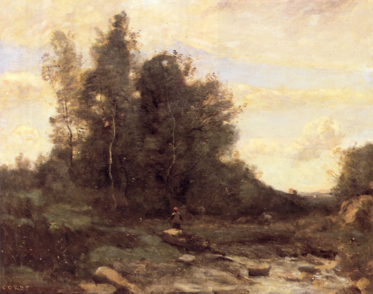 Torrent Pierreux tekijältä Jean Baptiste Camille Corot