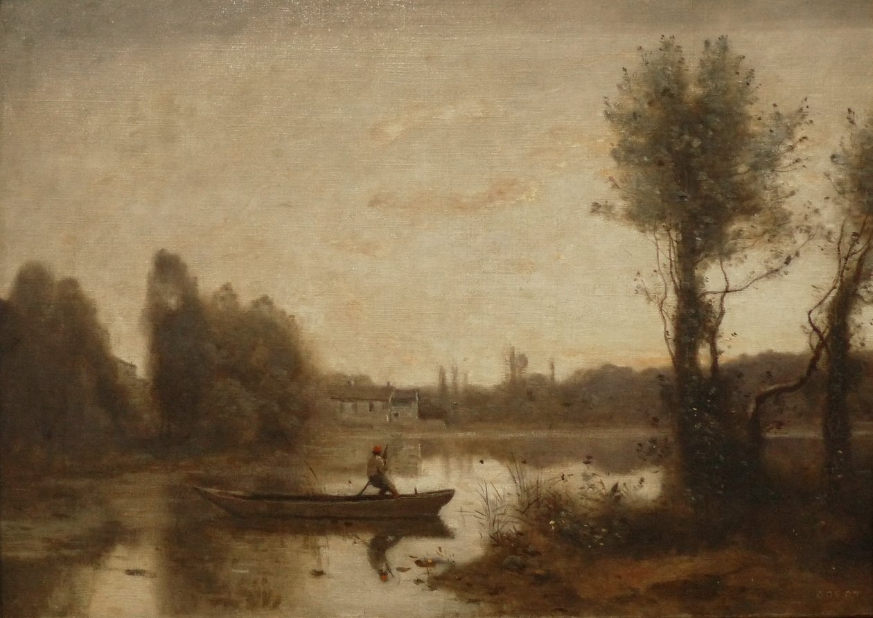 Létang de Ville dAvray tekijältä Jean Baptiste Camille Corot