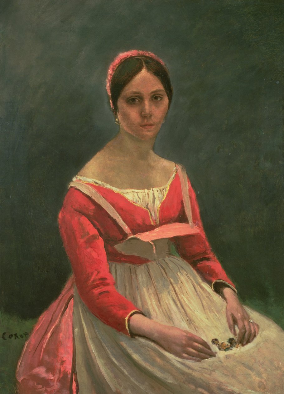 Madame Legois, 1838 tekijältä Jean Baptiste Camille Corot