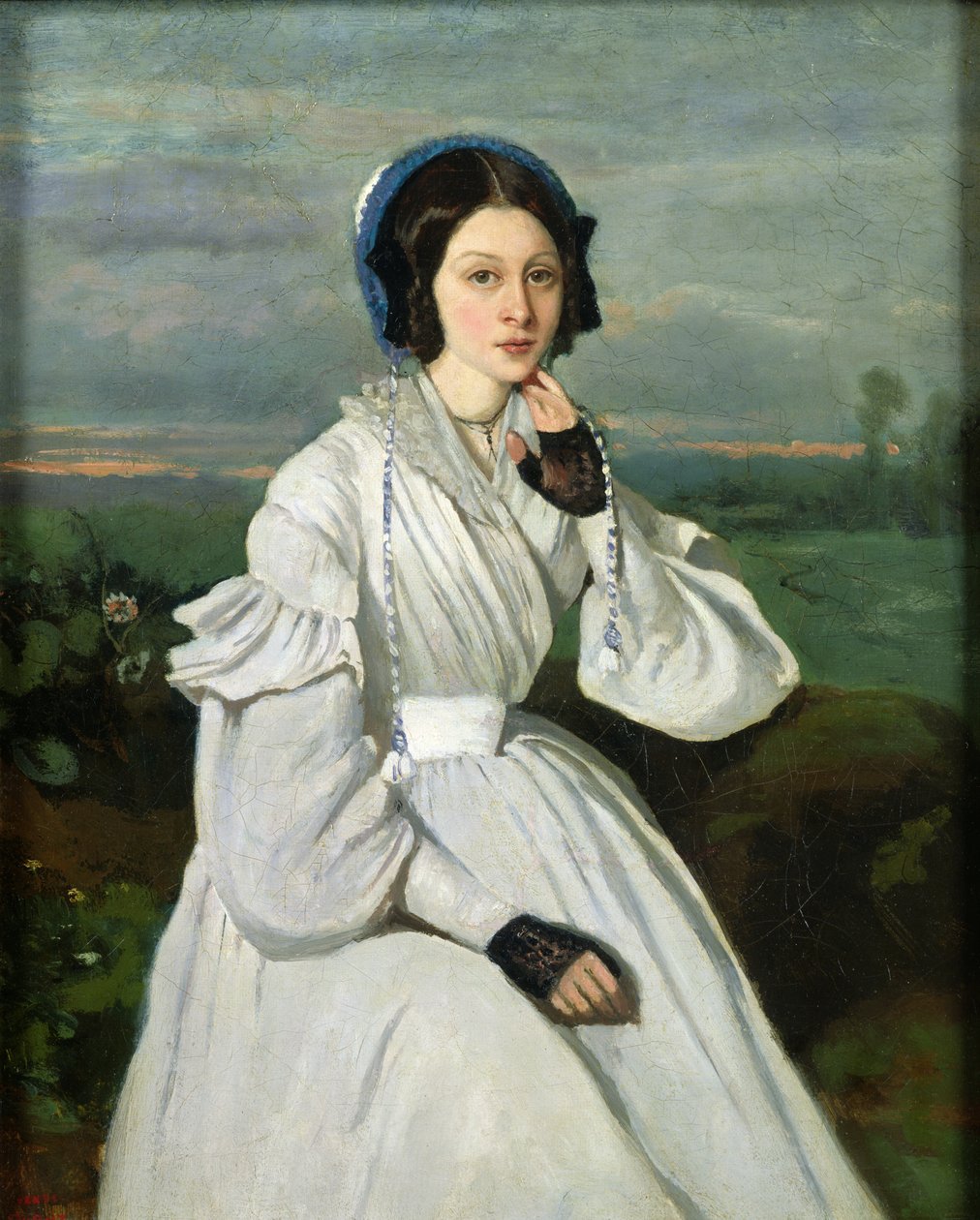 Muotokuva Louise Claire Sennegonista, tulevasta Madame Charmois