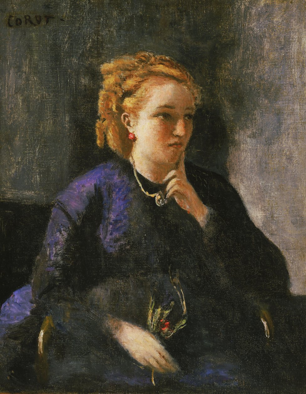 Naisen muotokuva tekijältä Jean Baptiste Camille Corot