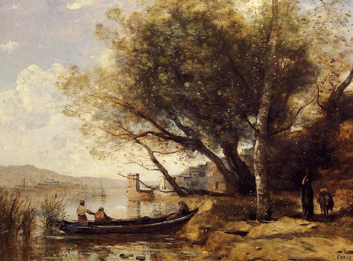 Smyrne, Bournabat tekijältä Jean Baptiste Camille Corot