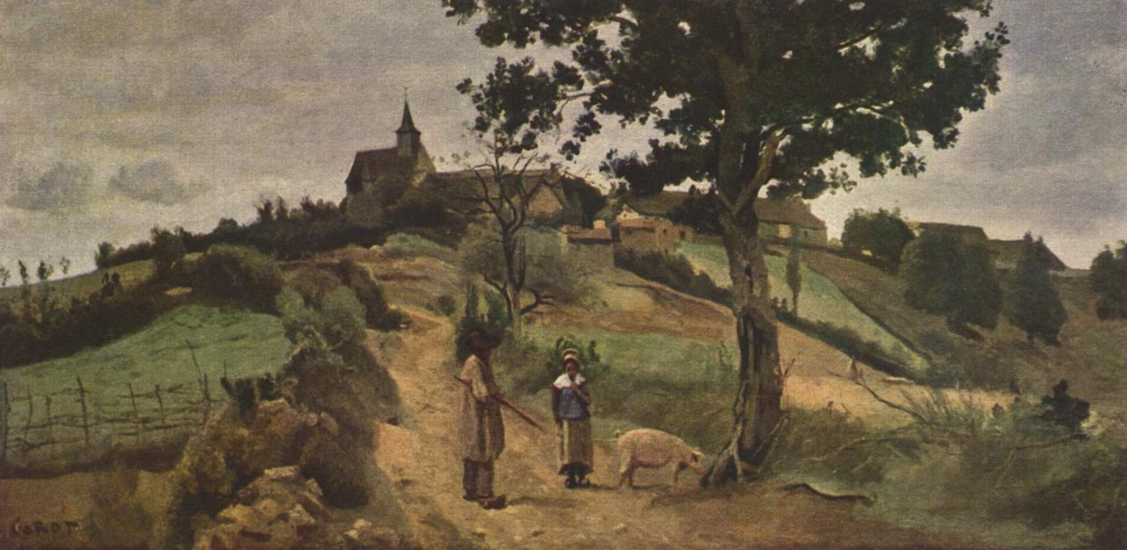 St-André-en-Morvan tekijältä Jean Baptiste Camille Corot