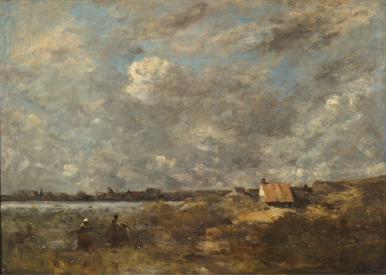 Temps orageux. Pas-de-Calais tekijältä Jean Baptiste Camille Corot