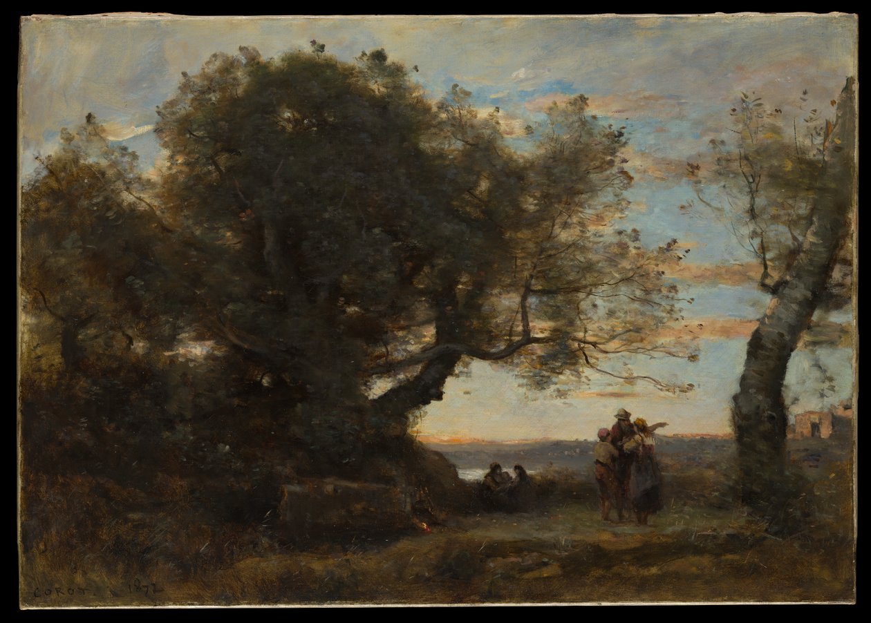 Mustalaiset tekijältä Jean Baptiste Camille Corot