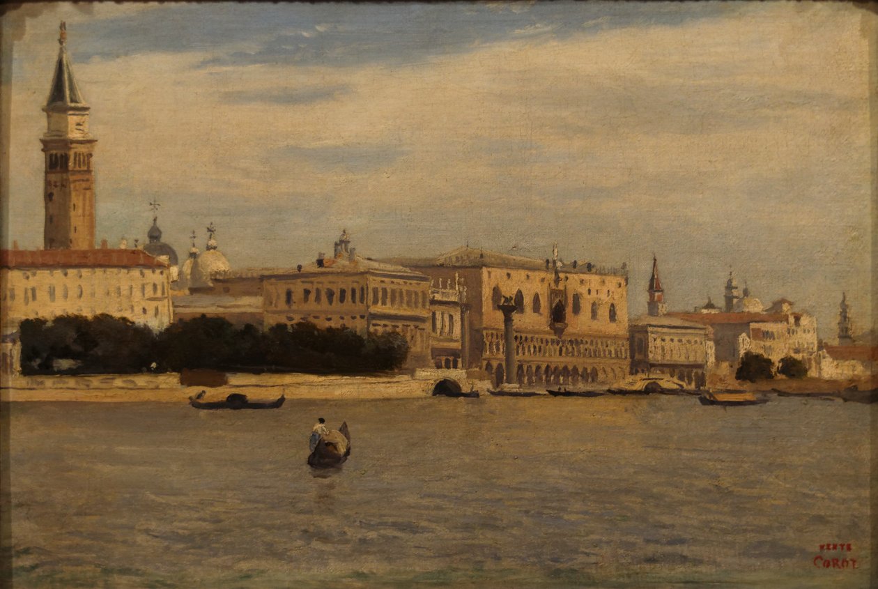 Venetsia Doganasta tekijältä Jean Baptiste Camille Corot