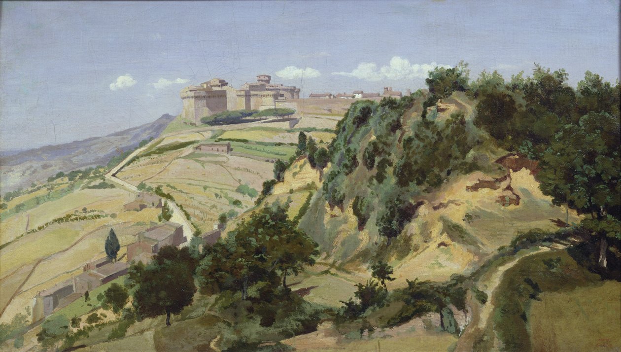 Volterra, 1834 tekijältä Jean Baptiste Camille Corot