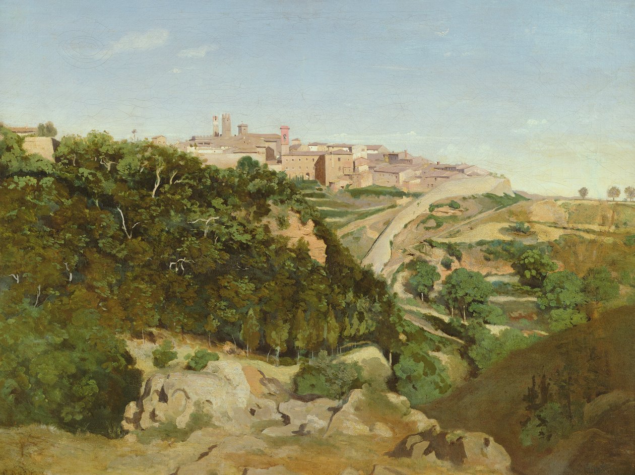 Volterra, 1834 tekijältä Jean Baptiste Camille Corot