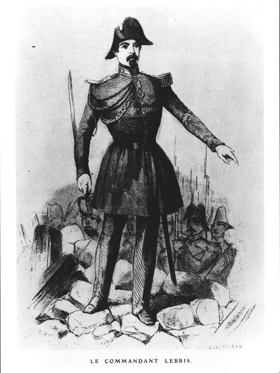 Komentaja Lebris, n. 1848 tekijältä Jean Baptiste Charles Carbonneau