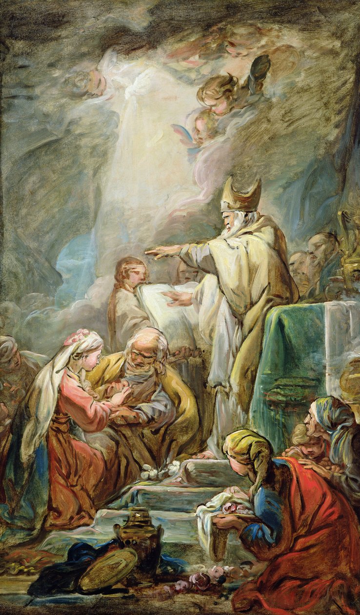 Neitsyen häät, noin 1763 tekijältä Jean Baptiste Deshays de Colleville