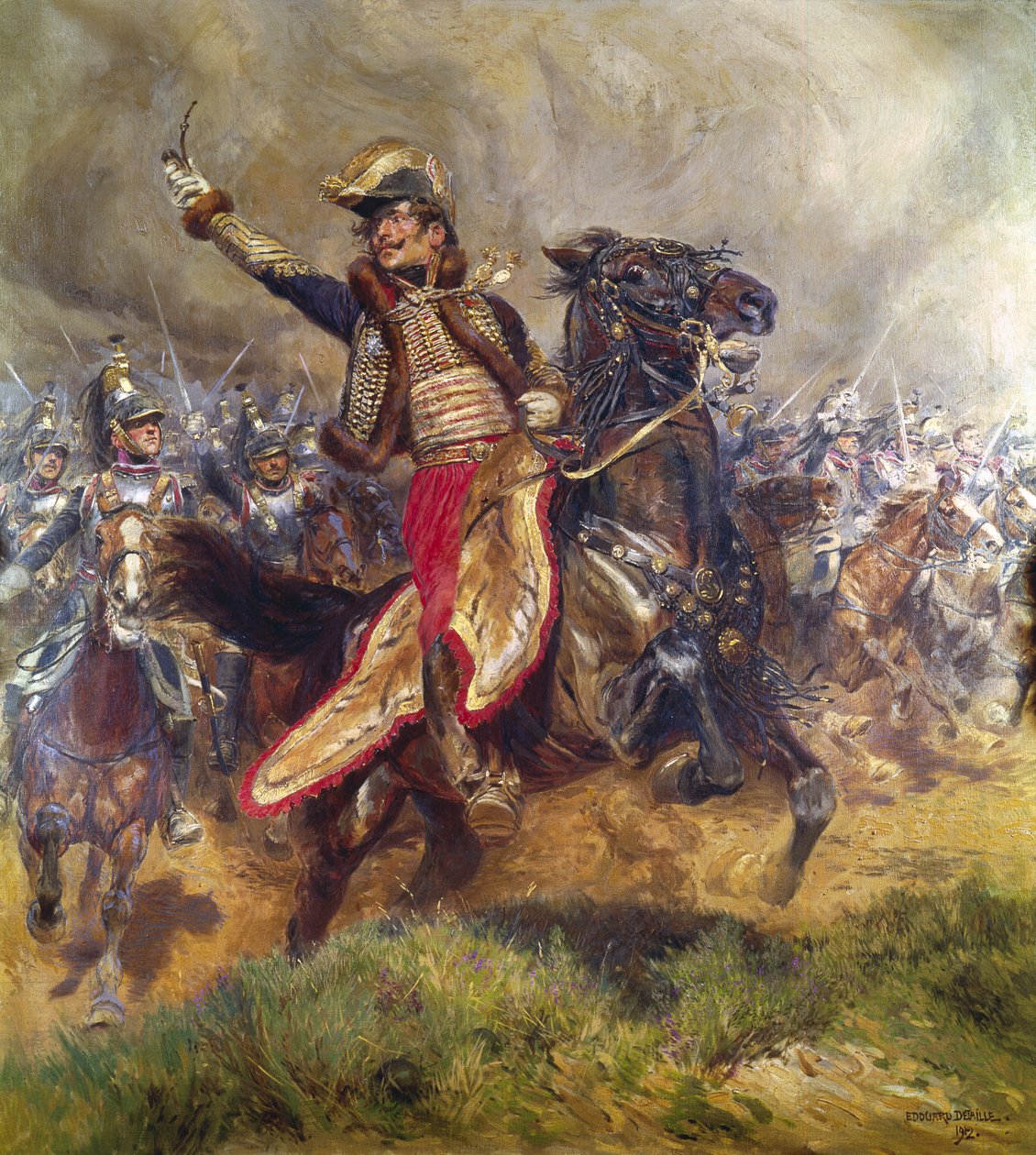 Kenraali Antoine-Charles-Louis Lasalle (1775-1809) 1912 tekijältä Jean Baptiste Edouard Detaille