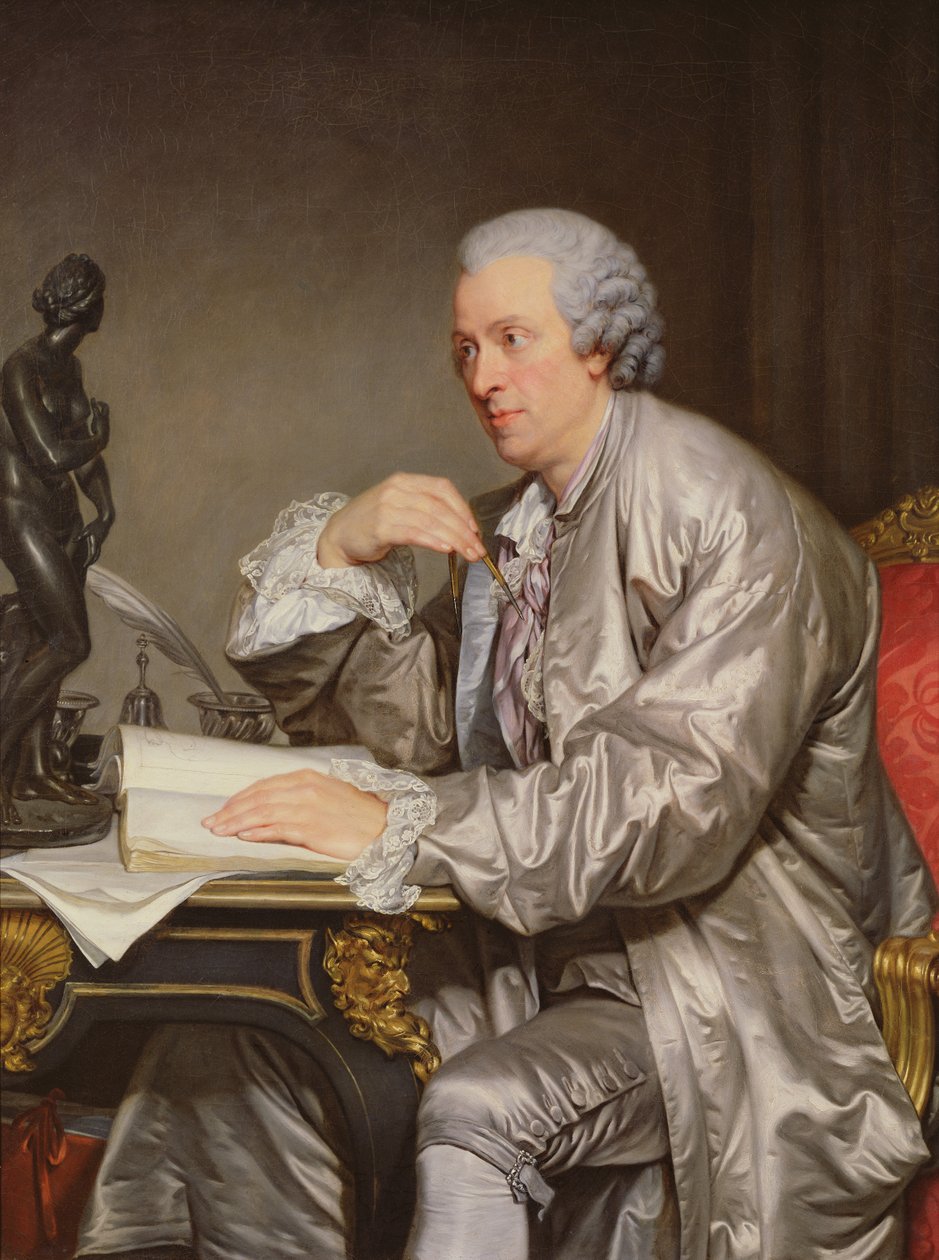 Claude-Henri Wateletin (1718-86) muotokuva 1763-65 tekijältä Jean Baptiste Greuze