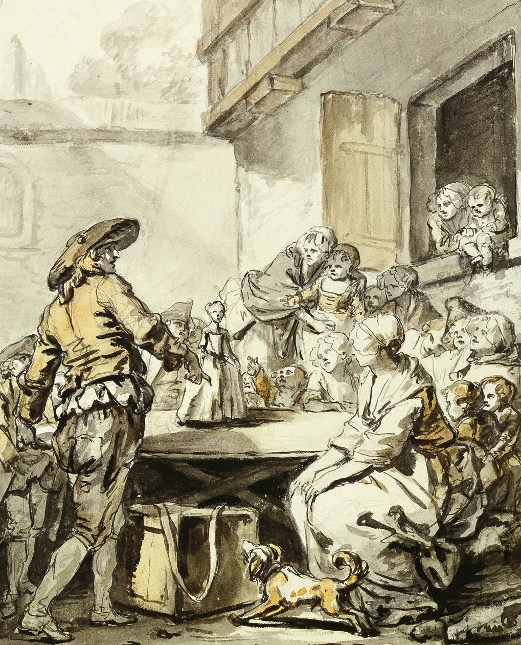 Savoyard tanssiva nukke tekijältä Jean Baptiste Greuze