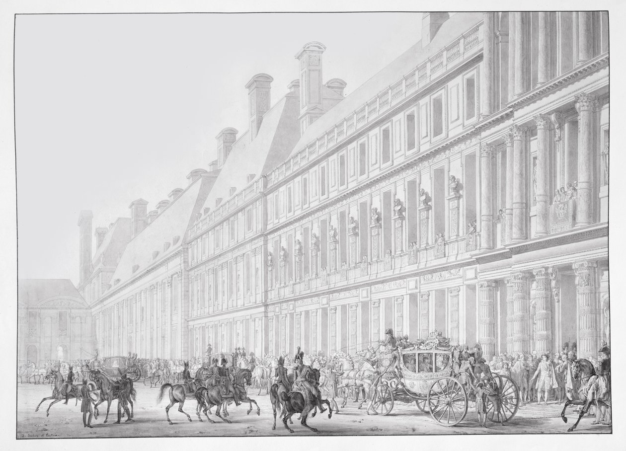 Keisari Napoleon I:n ja keisarinna Josephinen lähtö Tuileries