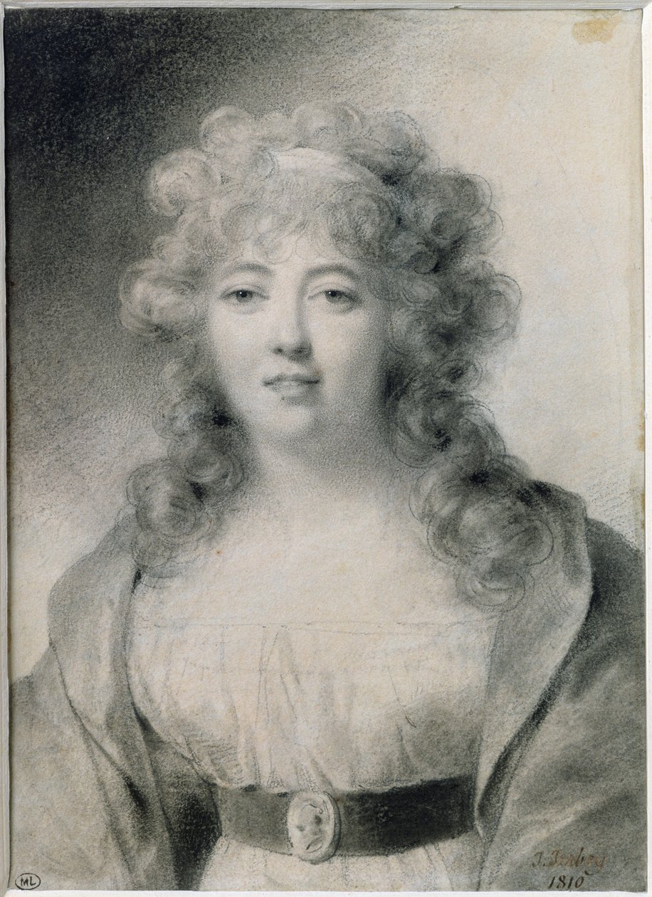 Madame de Stael (1766-1817) 1810 tekijältä Jean Baptiste Isabey