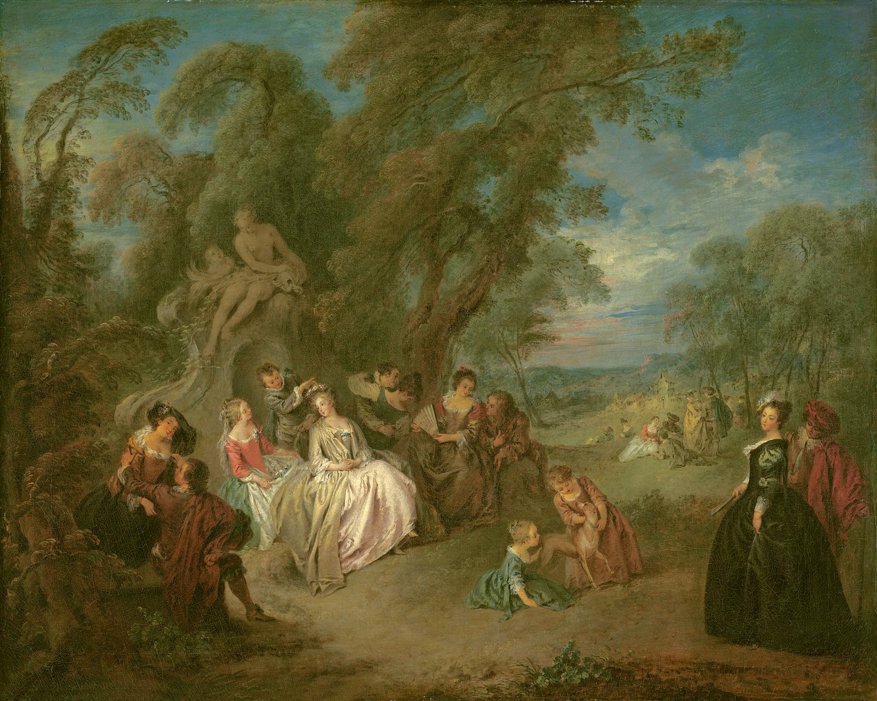 Country Party, c. 1730 tekijältä Jean Baptiste Joseph Pater