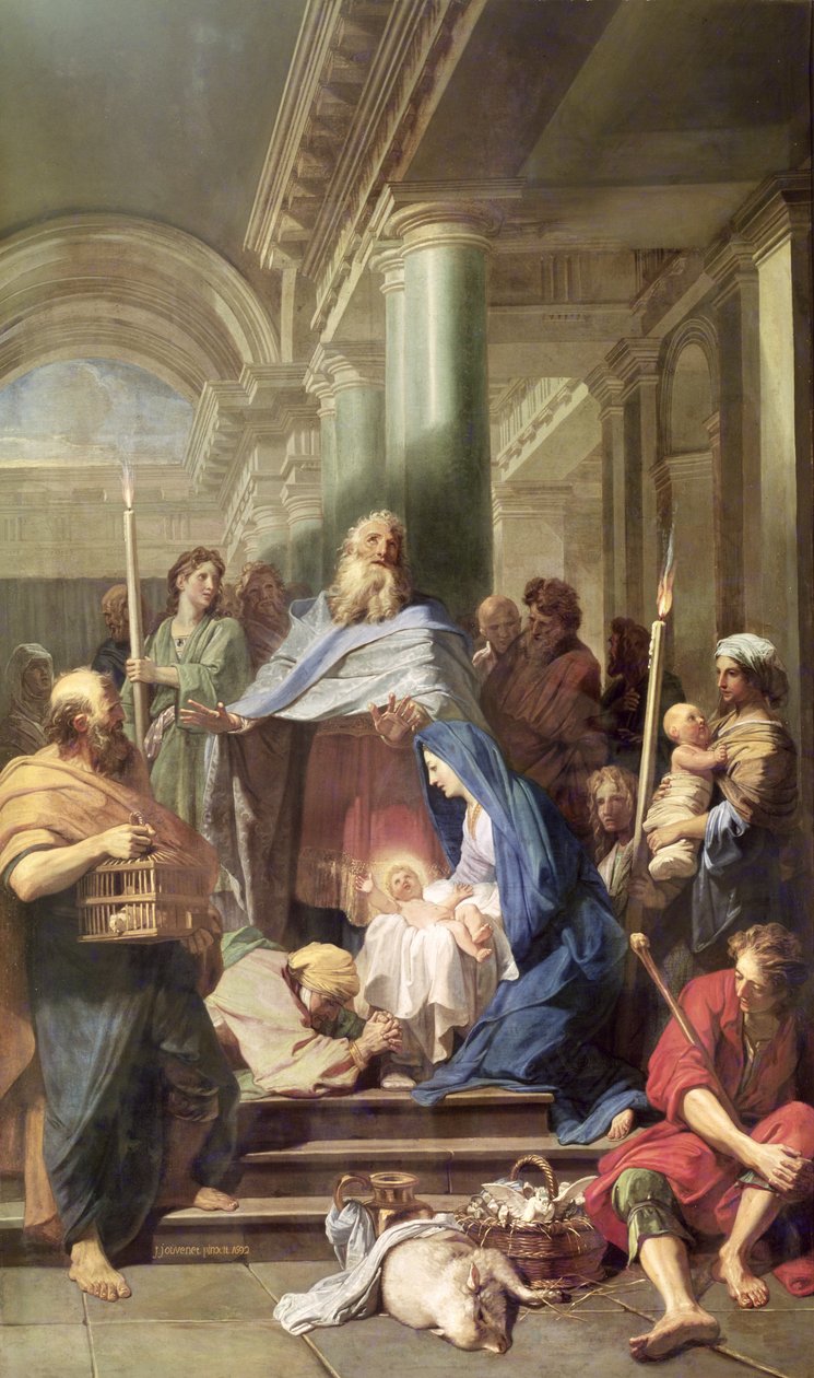 Esitys temppelissä, 1692 tekijältä Jean Baptiste Jouvenet