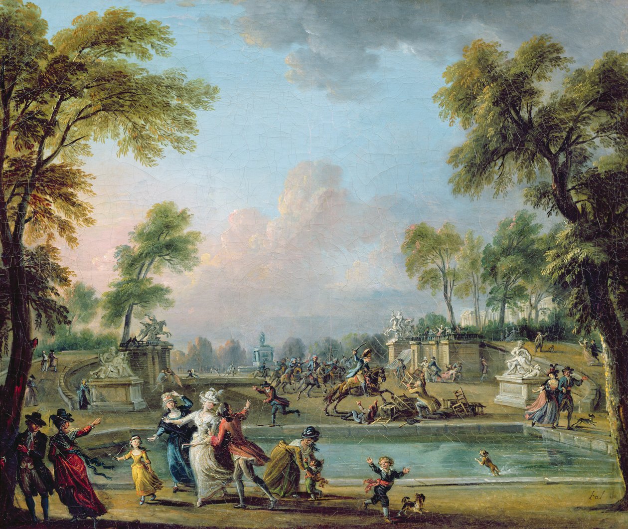 Lambescin prinssin (1751-1825) panos Tuileries