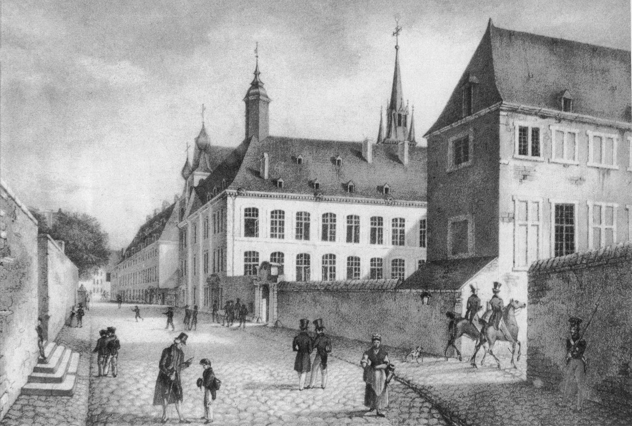 Das königliche Athenäeum 1828 tekijältä Jean Baptiste Madou