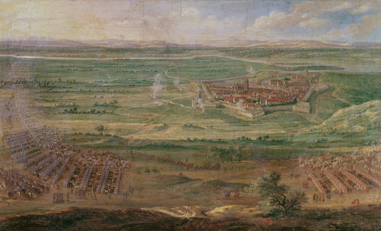Dolen piiritys kesäkuussa 1674 tekijältä Jean Baptiste Martin