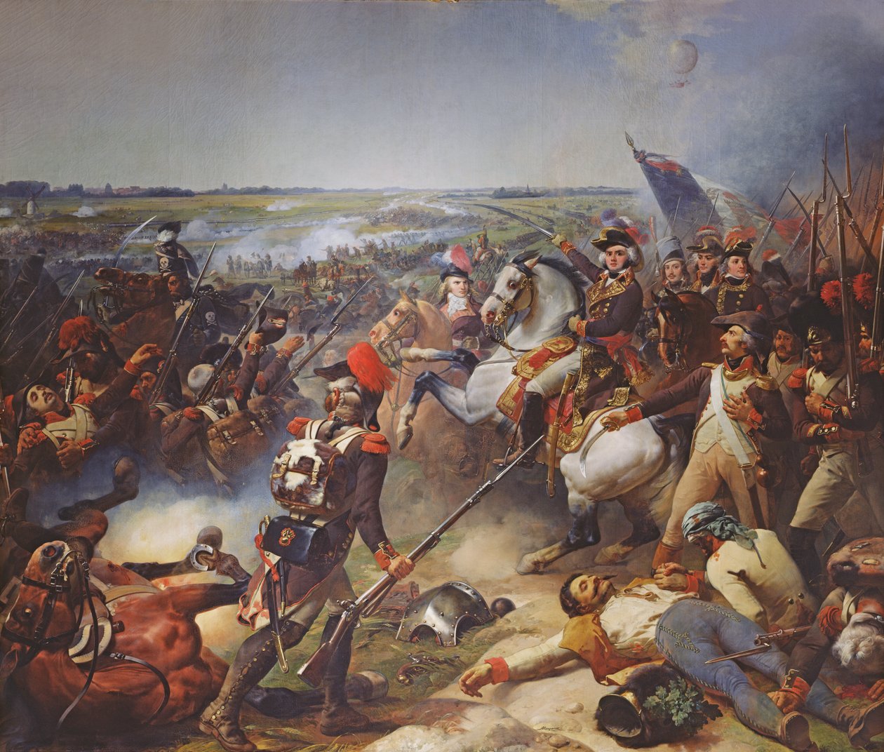 Fleuruksen taistelu, 26. kesäkuuta 1794, 1837 tekijältä Jean Baptiste Mauzaisse