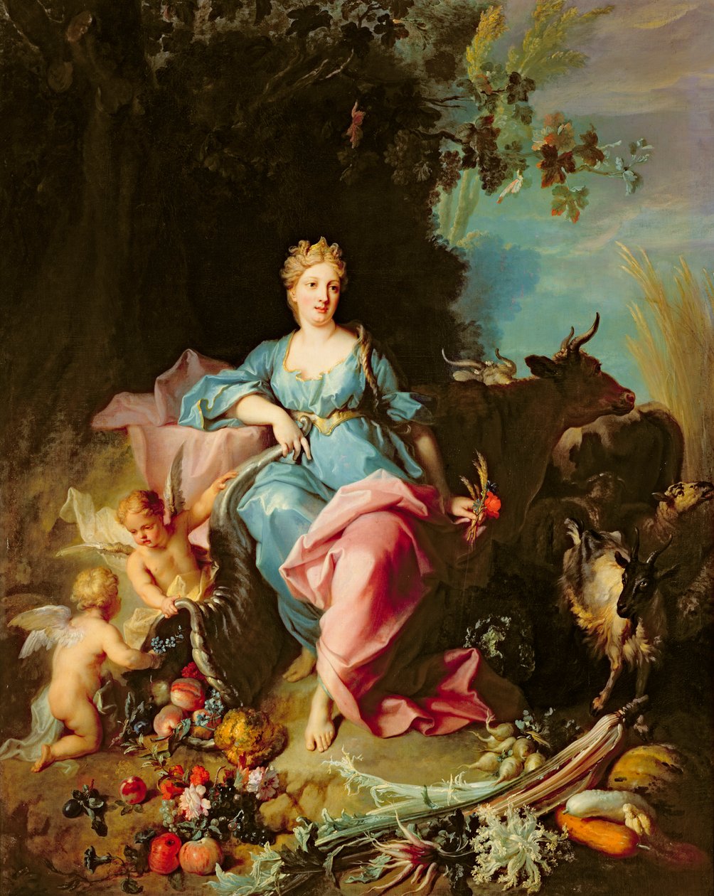 Runsaus, 1719 tekijältä Jean Baptiste Oudry