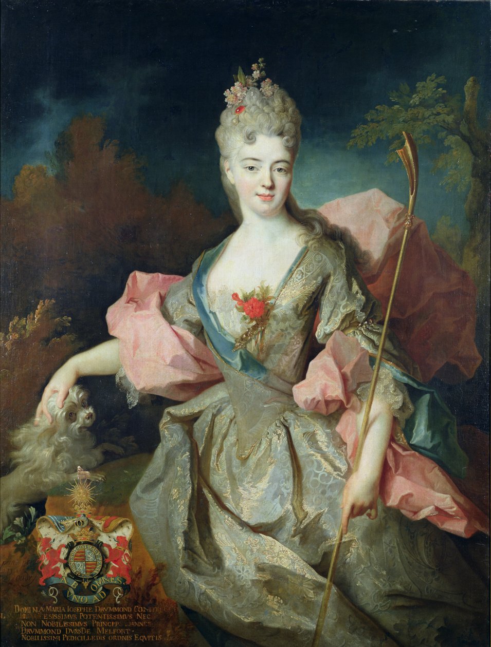 Lady Mary Josephine Drummond, Castelblancon kreivitär, n. 1708 tekijältä Jean Baptiste Oudry