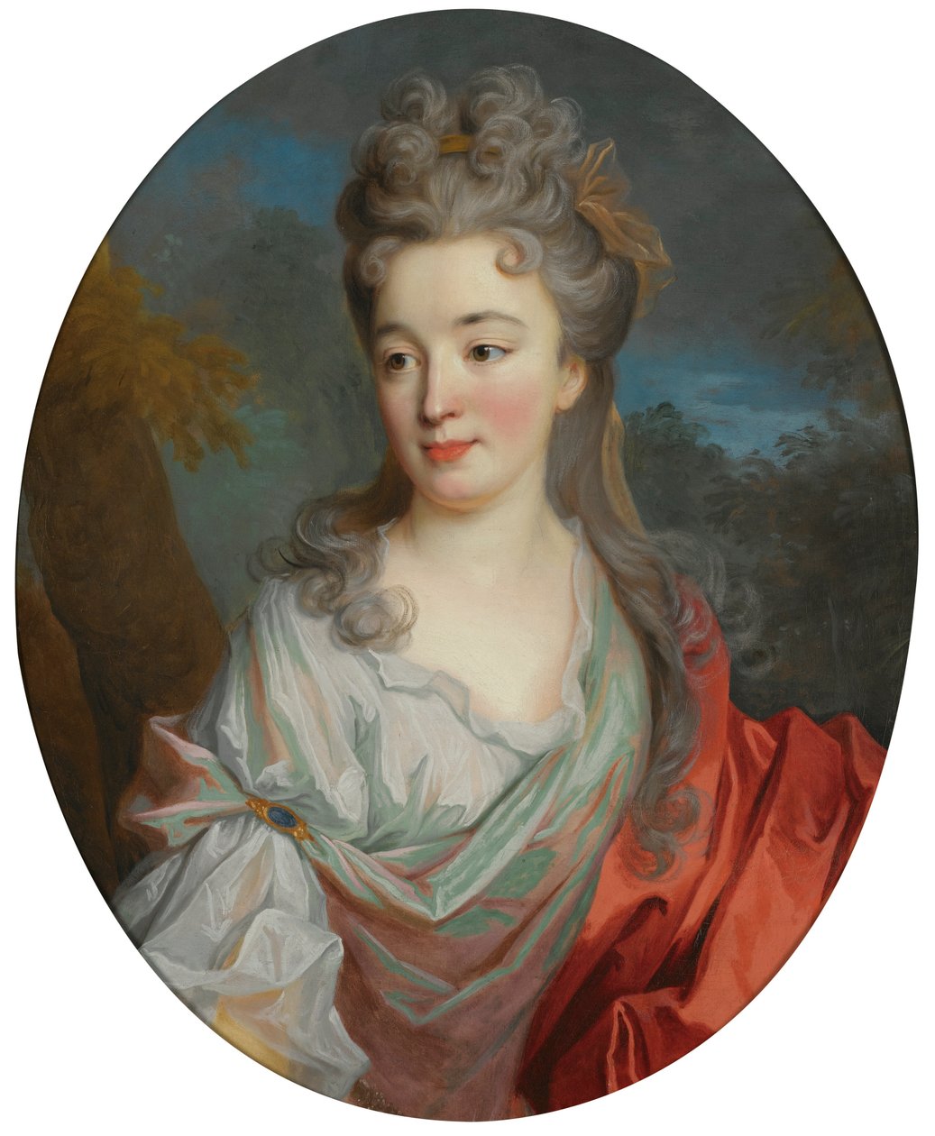 Naisen muotokuva tekijältä Jean Baptiste Oudry