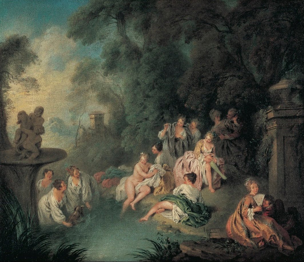 Uimarit tekijältä Jean Baptiste Pater