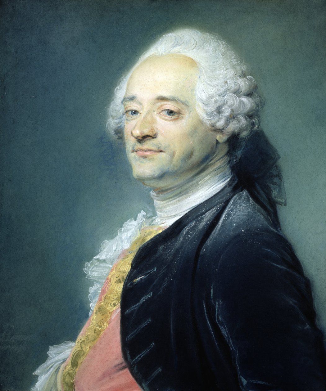 Maurice Quentin de la Tourin (1704-88) muotokuva, 1750 (pastelli paperille). tekijältä Jean Baptiste Perronneau