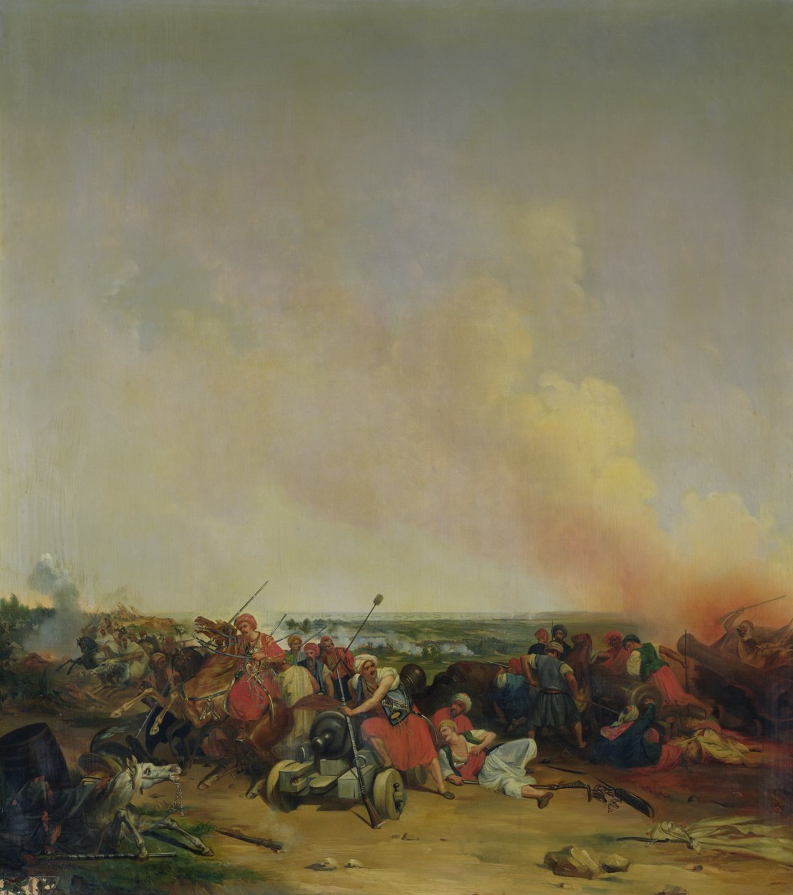 Labanan ng Sidi-Ferruch, ika-14 ng Hunyo 1830 finn tekijältä Jean Baptiste Prudent Carbillet