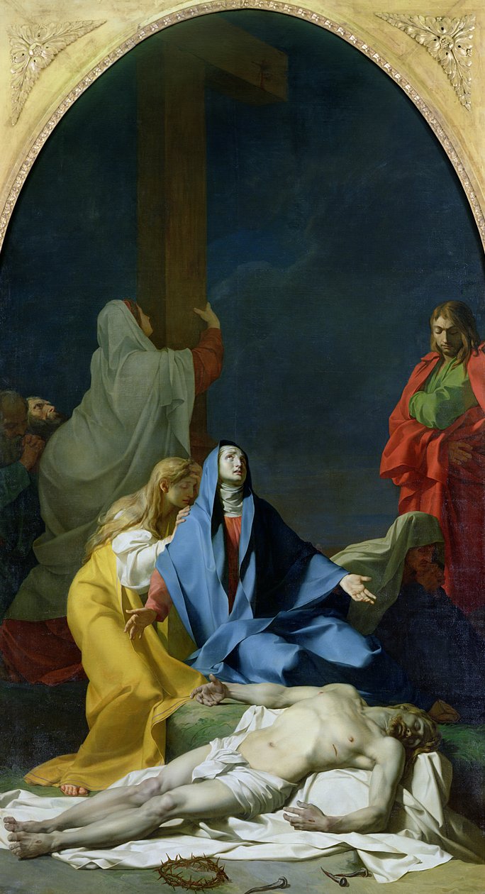 Deposition, 1789 tekijältä Jean Baptiste Regnault