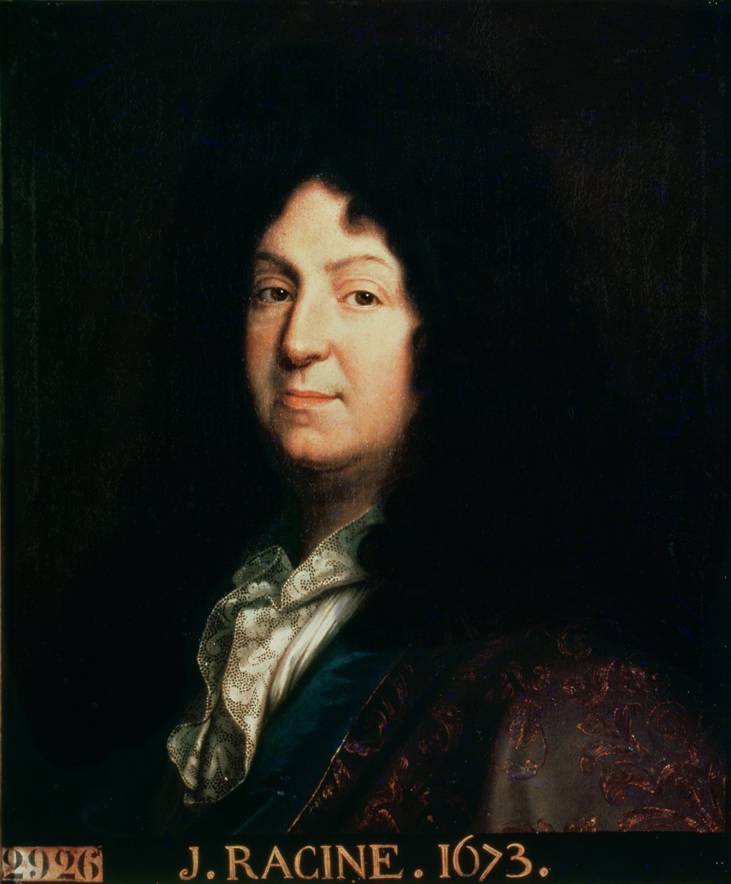 Jean Racinen muotokuva (1639-1699) kopio alkuperäisestä vuodelta 1673, 1698 tekijältä Jean Baptiste Santerre