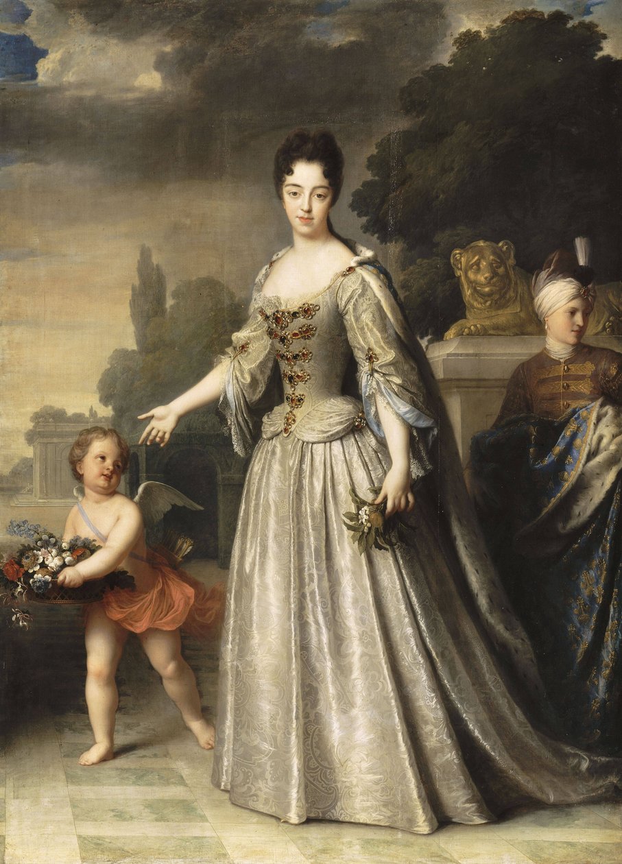 Portrait of Marie-Adélaïde of Savoy tekijältä Jean Baptiste Santerre