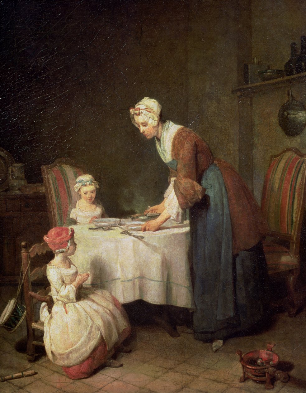 The Grace, 1740 (katso myös 204988) tekijältä Jean Baptiste Simeon Chardin
