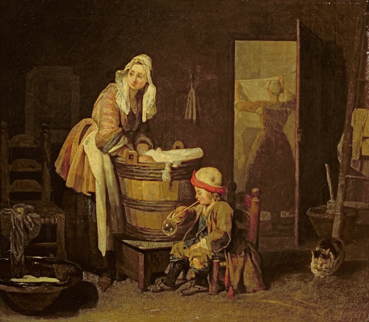 Pesumekko tekijältä Jean Baptiste Simeon Chardin