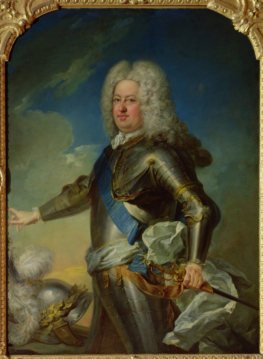 Puolan kuninkaan Stanislas Lesczinskin (1677-1766) muotokuva tekijältä Jean Baptiste van Loo