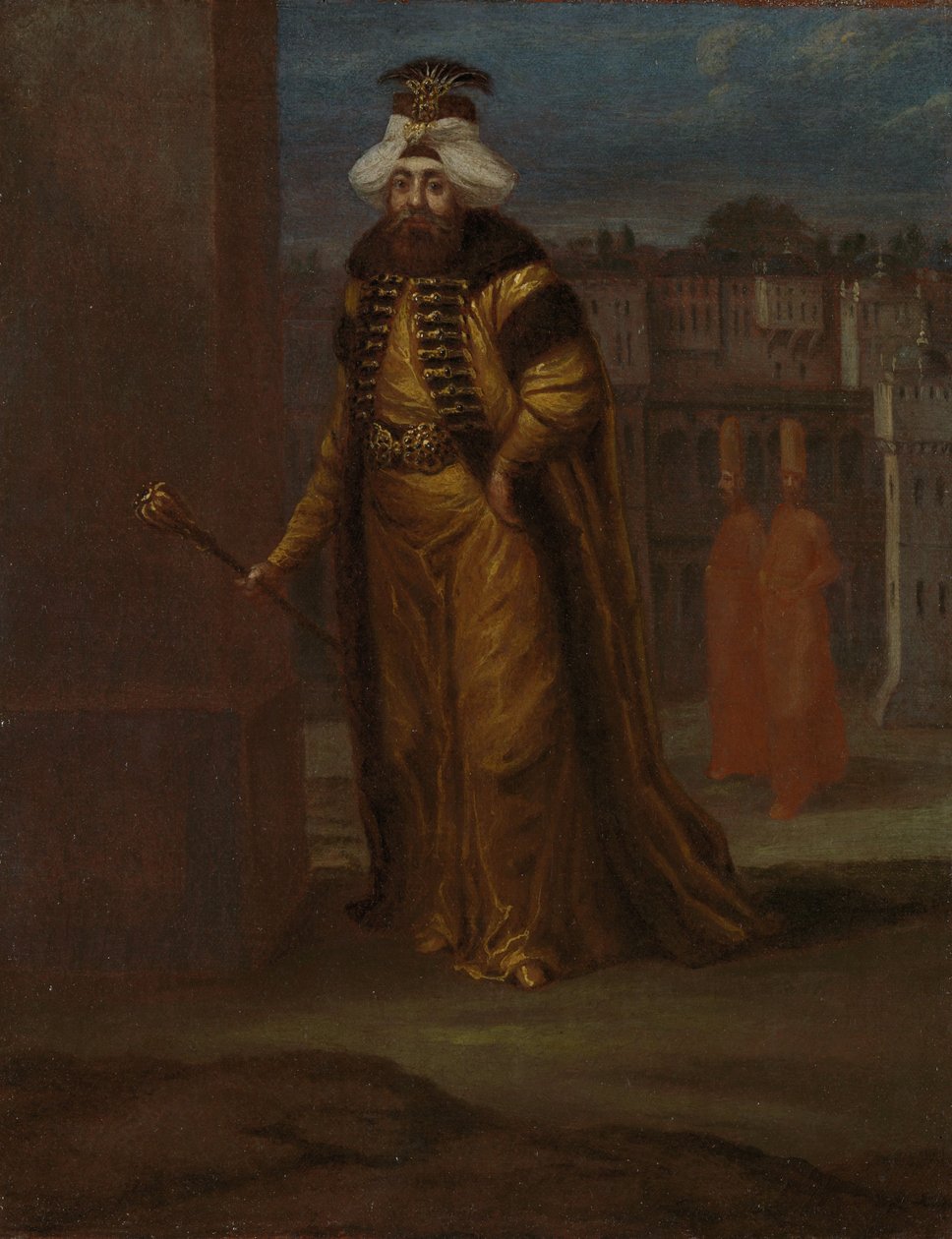 Islamin 24. sulttaani ja 103. kalifi Mahmud I (1696-1754).Türkçe tekijältä Jean Baptiste Vanmour